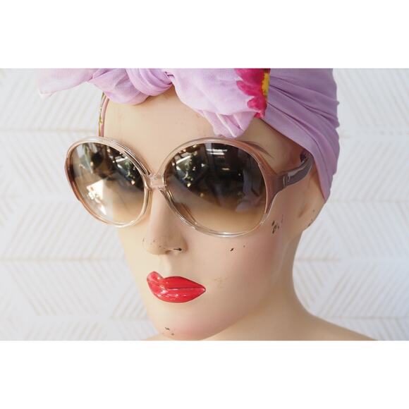 Vintage 1980s Sunglasses Drop Temples New Old Stock Retro Disco Grandma chic main image 15